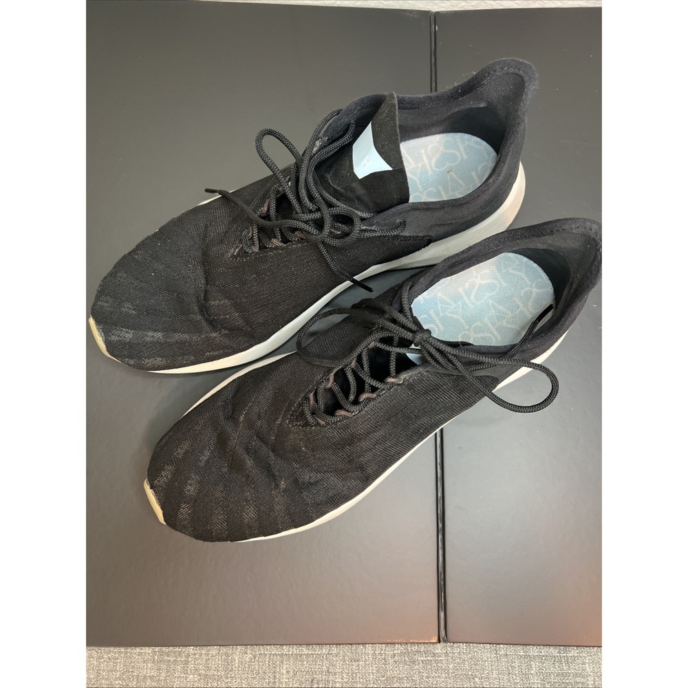 Saysh One Black Sneakers Size 8 Allyson Felix Tennis Shoes Athletic Active - Picture 7 of 8